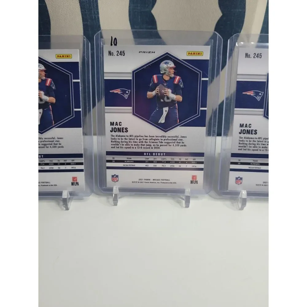 2021 Mosaic Football Mac Jones Rookies # 245 - Picture 7 of 8
